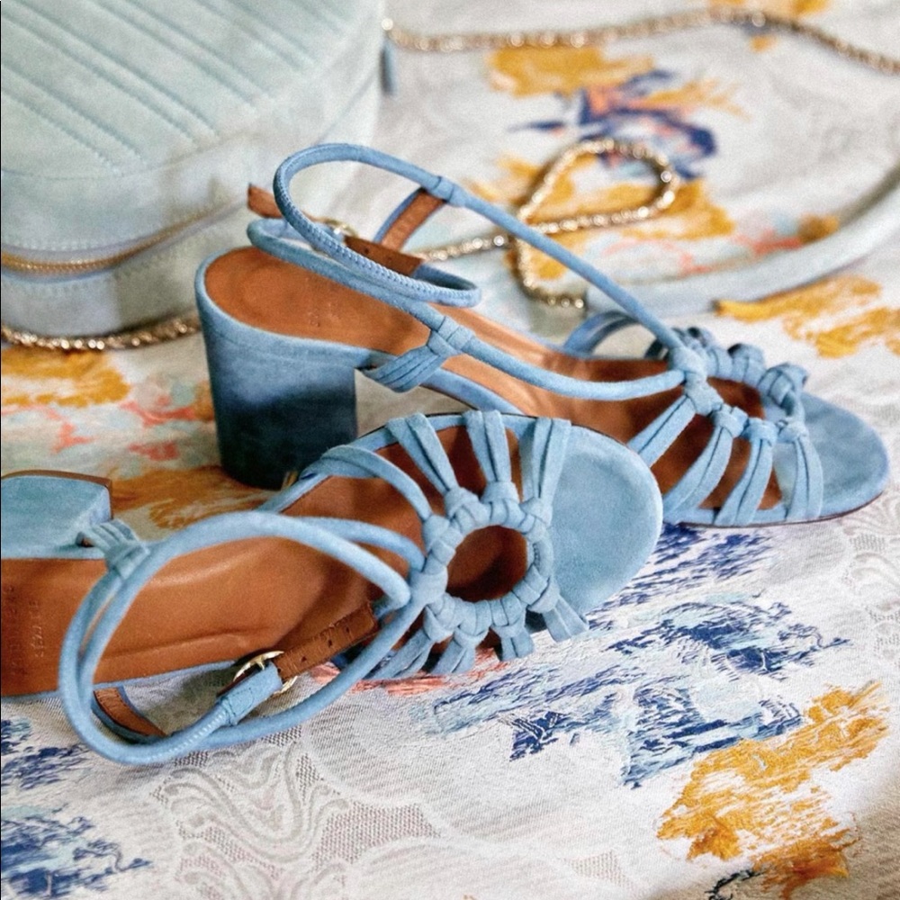 ISO: Sèzane Gloria Sandals in Blue